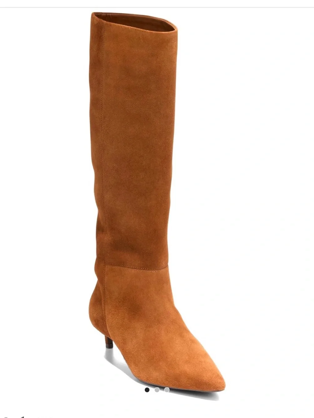 Cole Haan Go-To Janece Suede Boot Cognac size 8